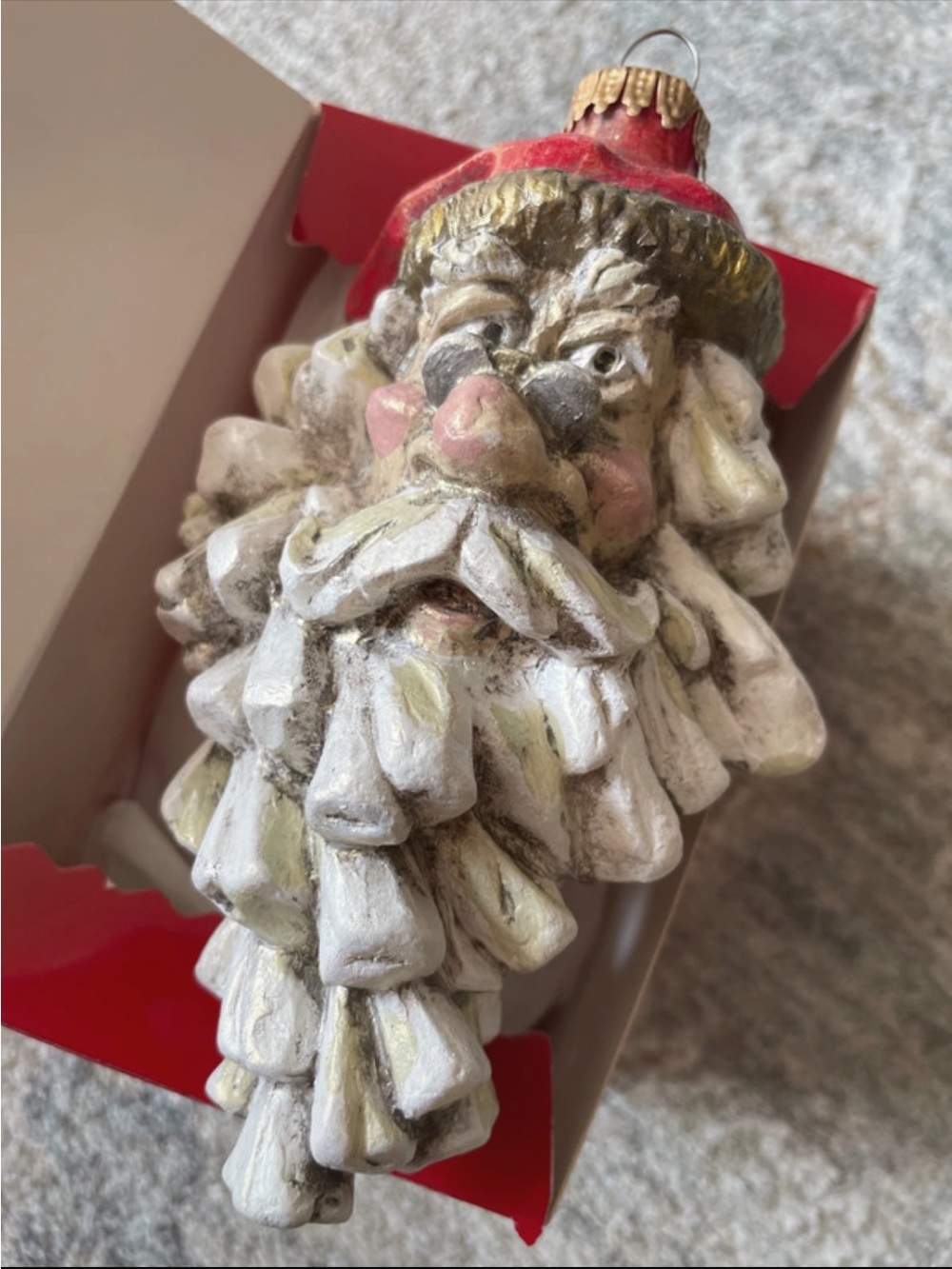 Hand carved Old World Santa